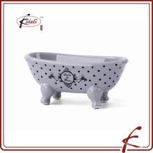 best fashion gray color ceramic soap dish